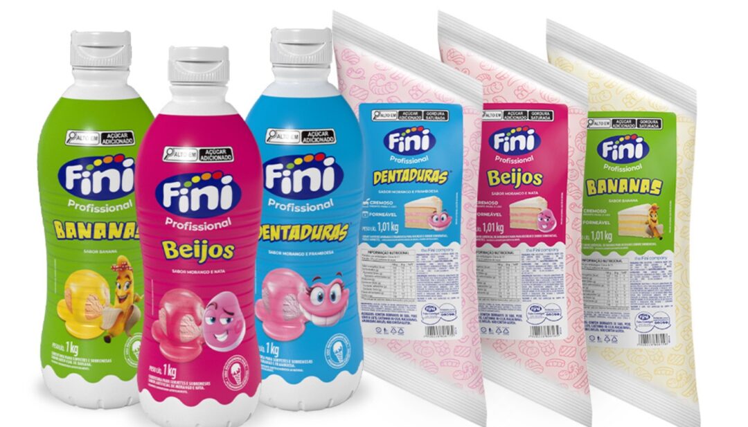 Fini lança linha profissional com recheios, coberturas e caldas Delicioso