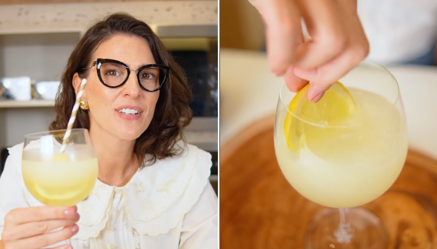 Frozen limoncello spritz é a versão de drink perfeita para o verão