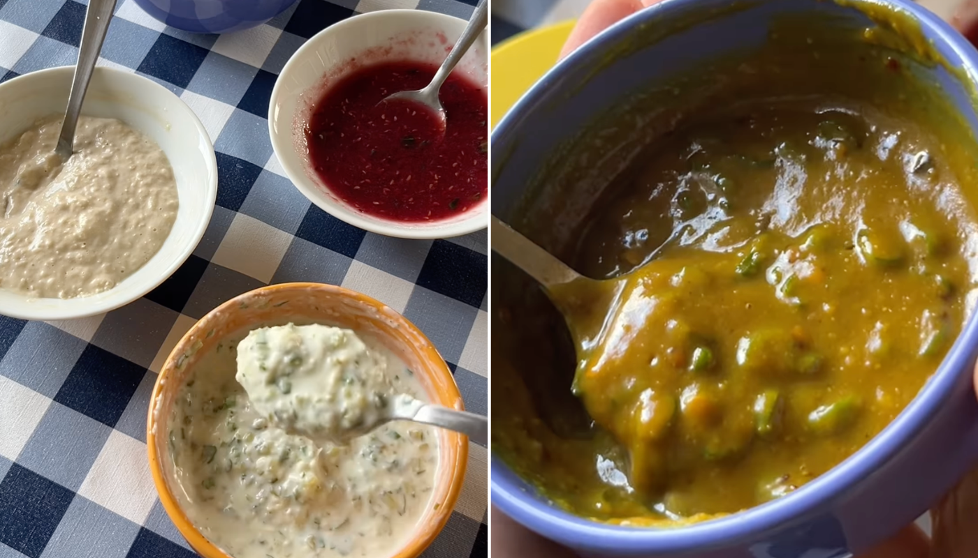 Molho de salada sem azeite. (Crédito: Reprodução/Instagram @ameliajanta)