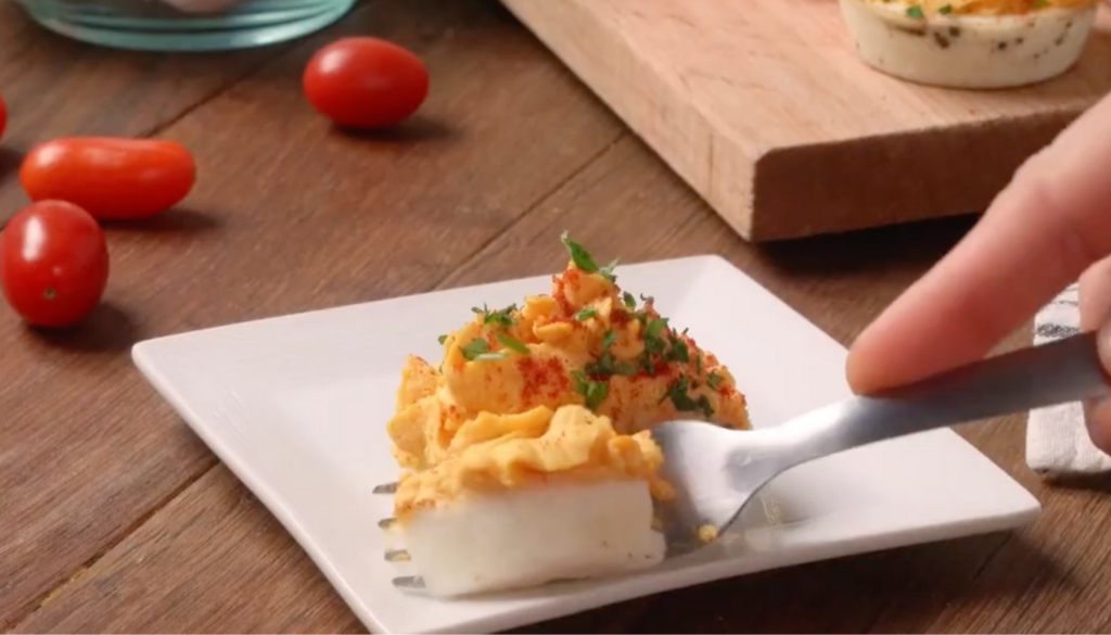 Devilled egg. (Crédito: Reprodução/YouTube @DeliciosoBr) 