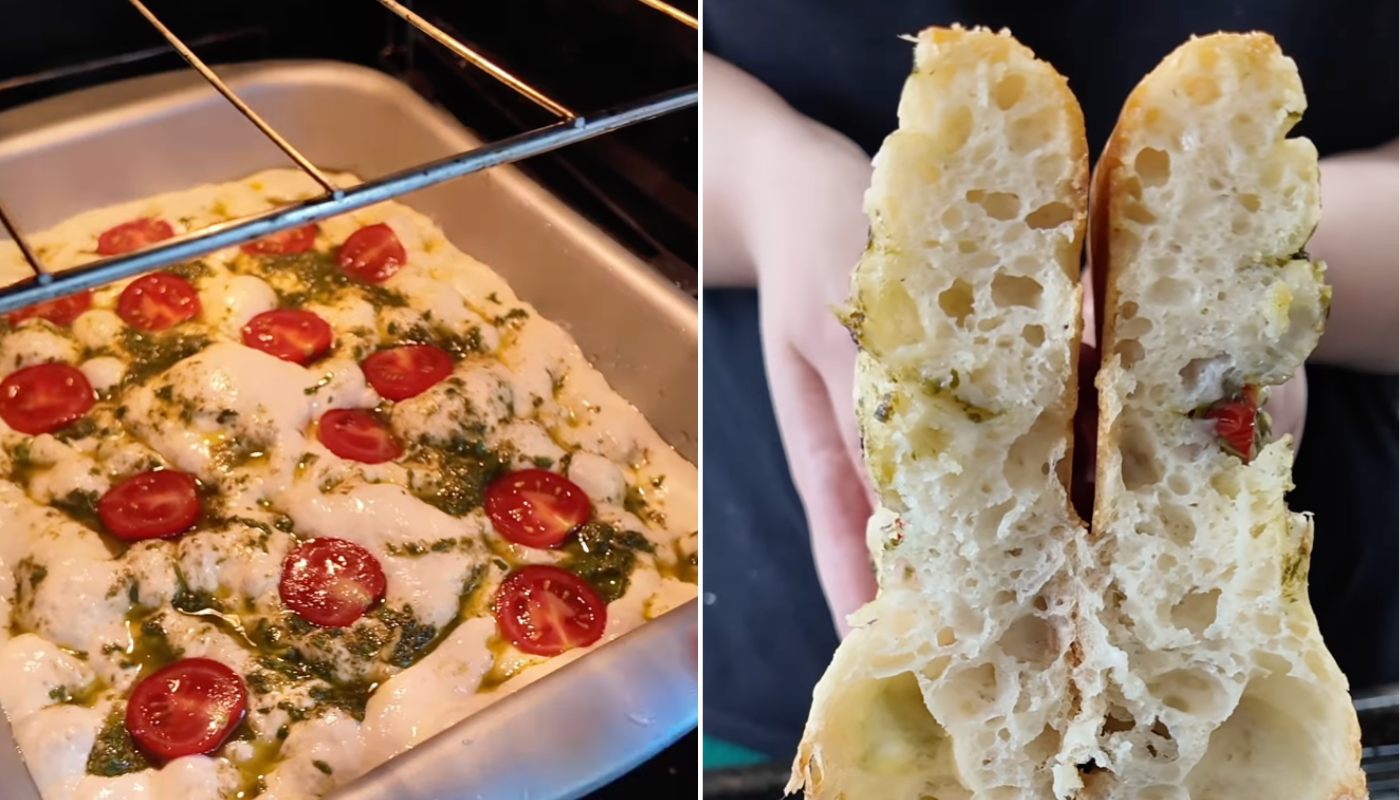 Focaccia é a receita perfeita para quem não sabe e quer se arriscar a fazer pão em casa