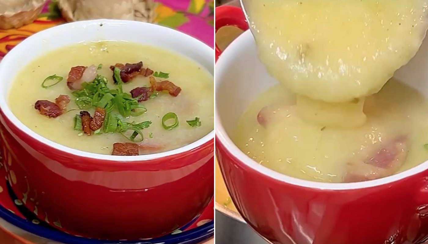 Caldo de mandioca (Crédito: Reprodução/Instagram @saboresqueguardei)