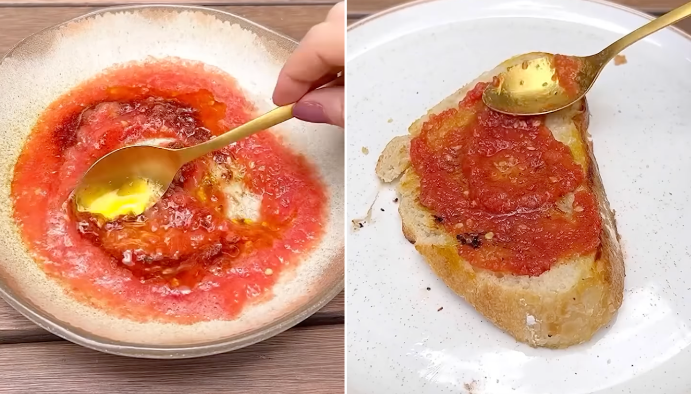 Pão com tomate é receita espanhola simples e rica em sabor: como fazer