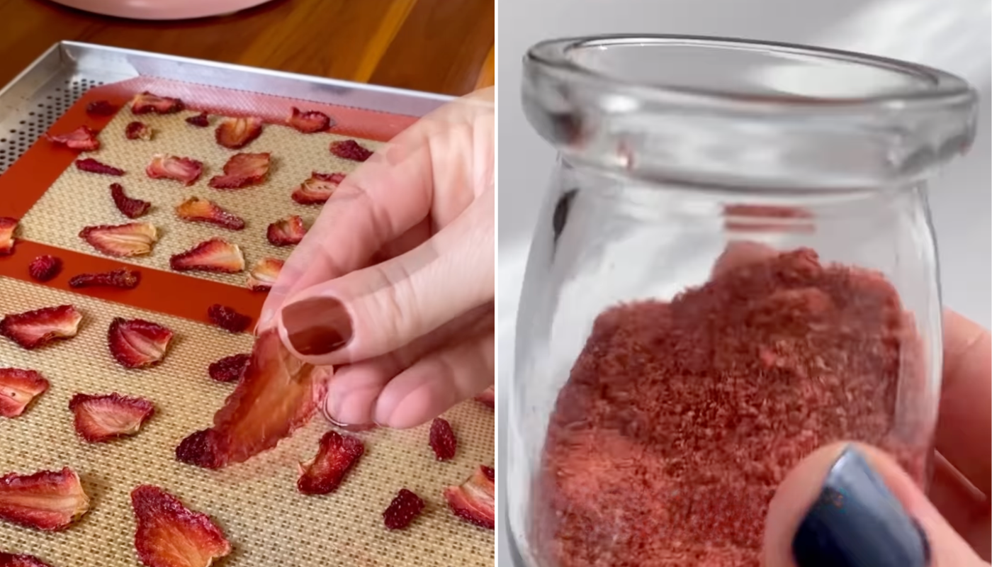 Pó de morango caseiro: como fazer esse método que serve para diversos preparos