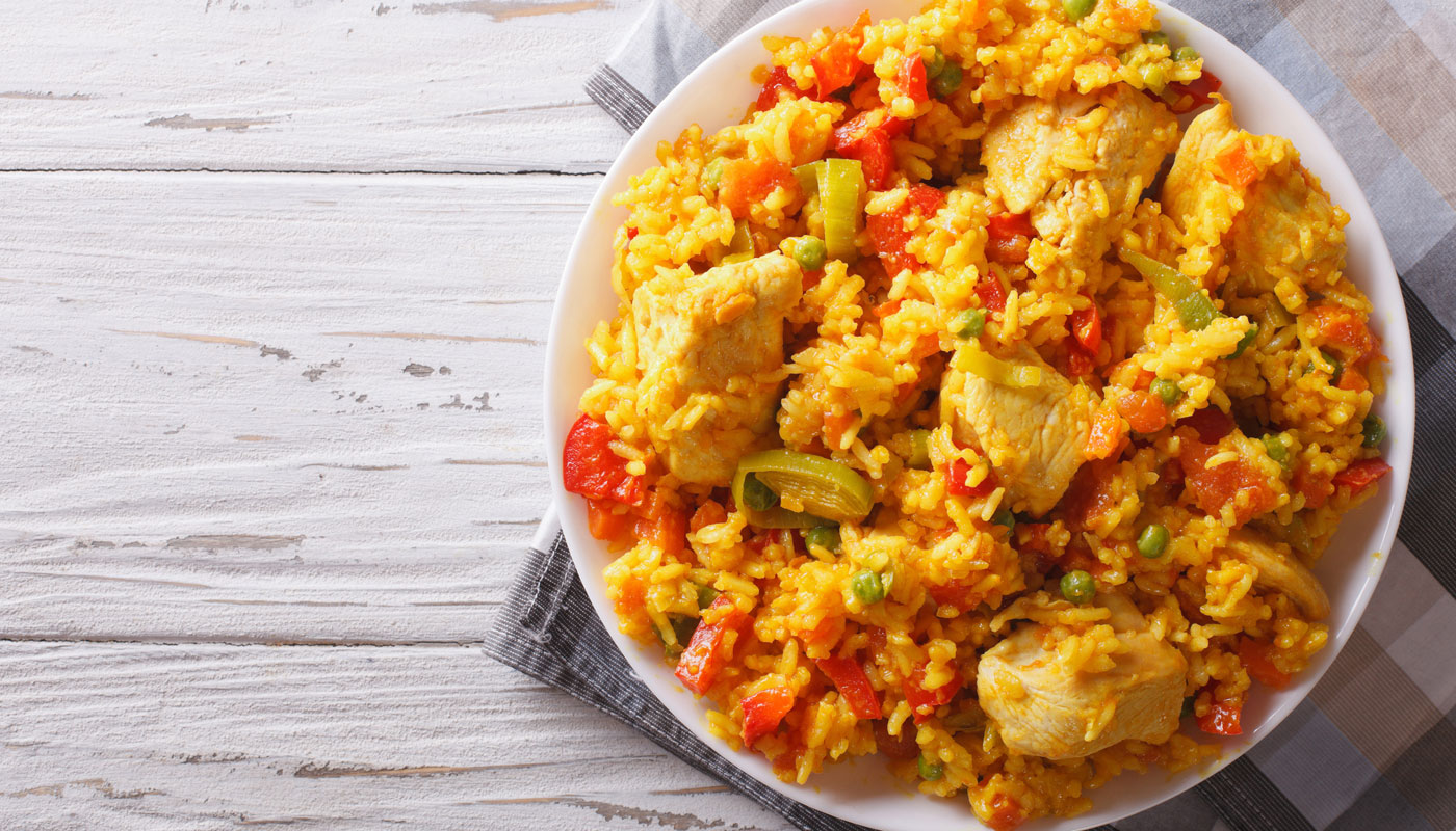 Arroz com frango