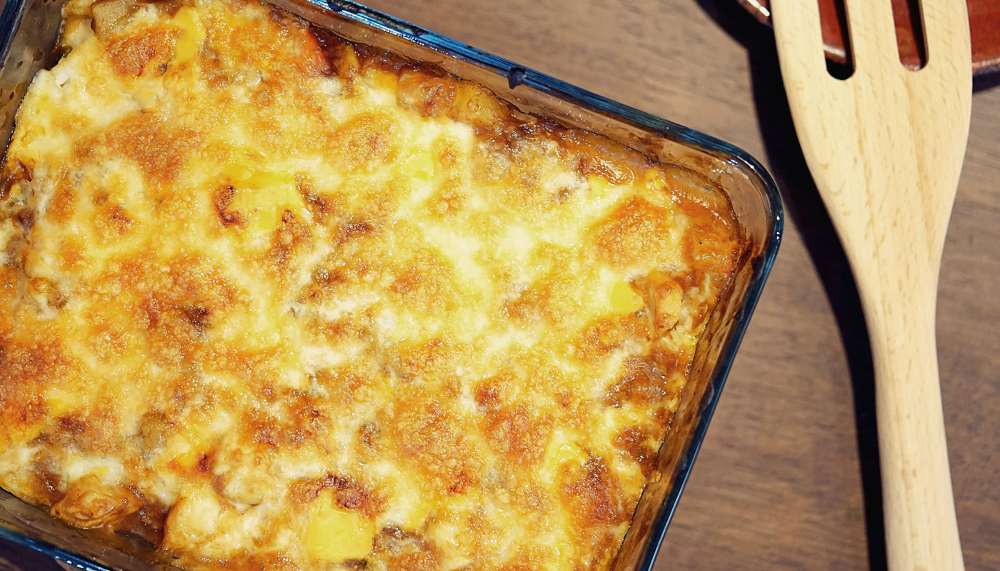 Arroz gratinado