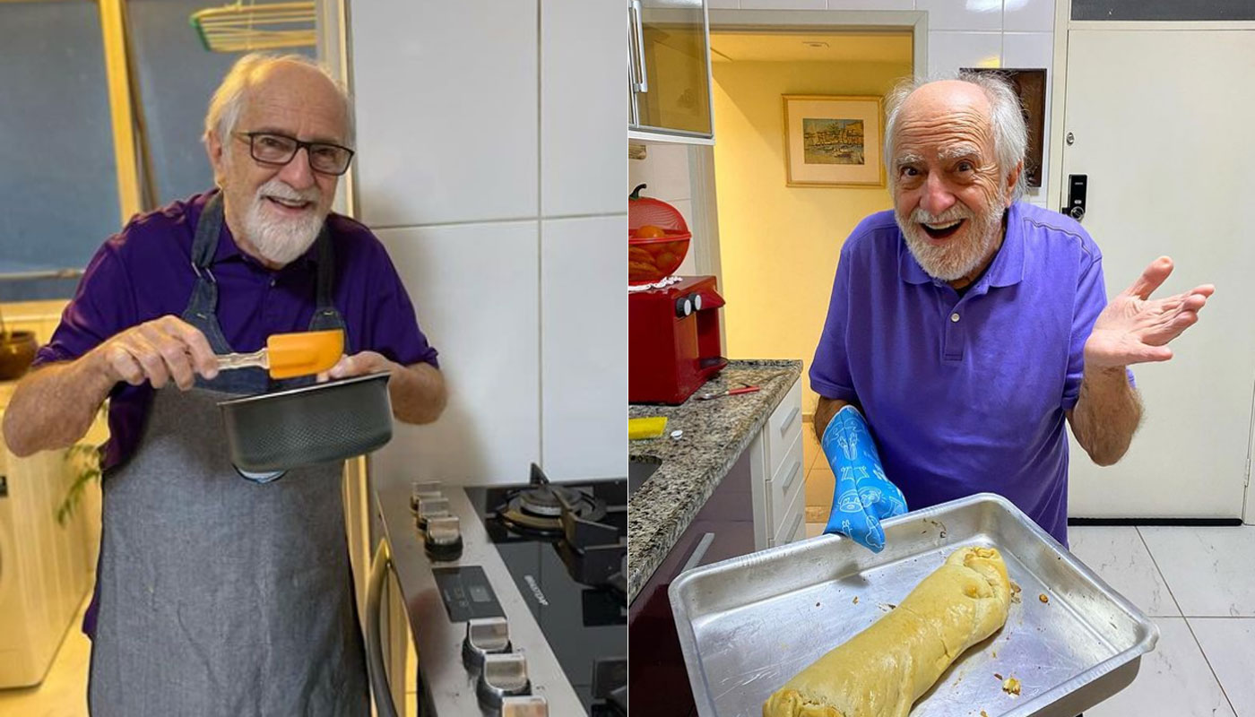 Ele não é chef, mas é fofo: Ary Fontoura ama compartilhar receitas de seus lanchinhos na web