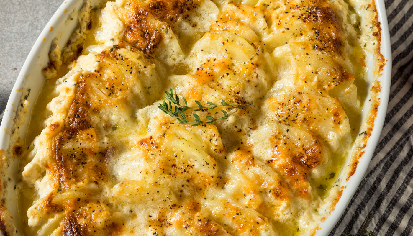 Batata gratinada