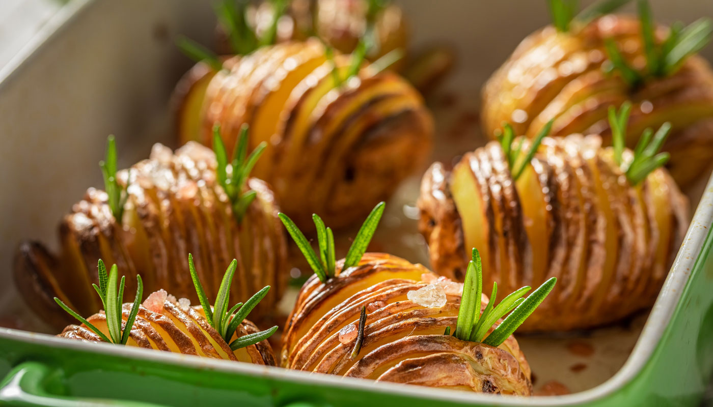 Batata hasselback