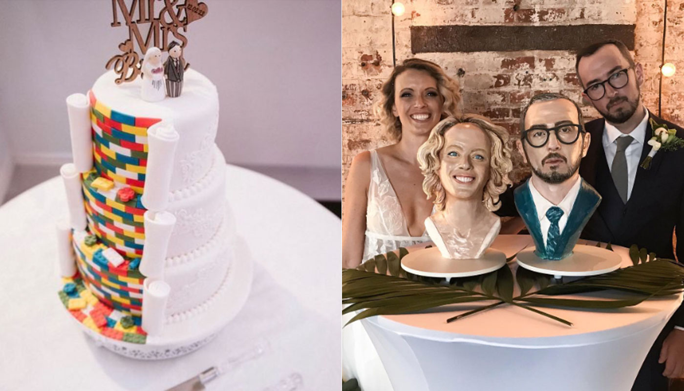 Bolos de casamento mais criativos: alguns são lindos, outros um pouco diferentões