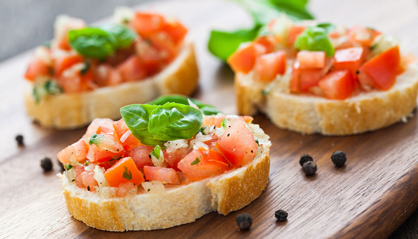 Bruschetta de tomate