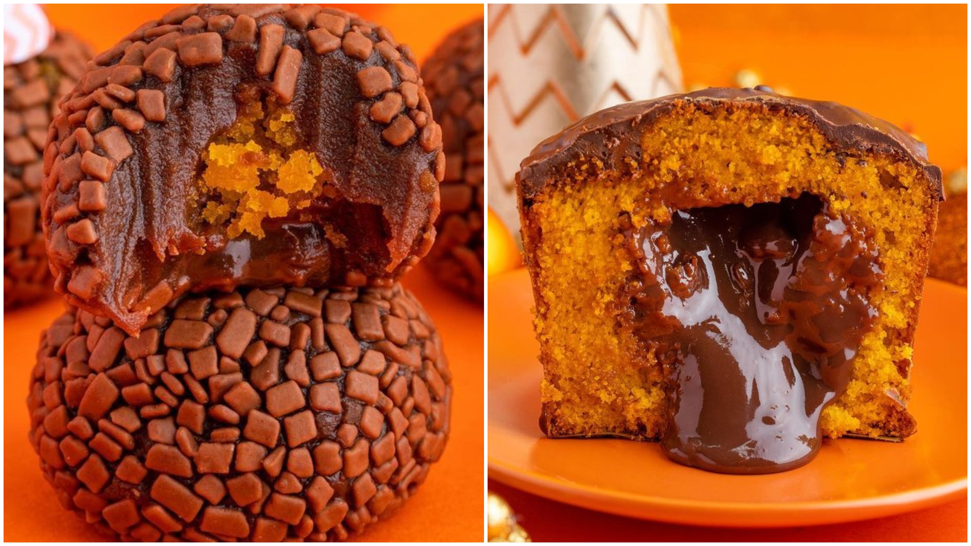 Nesta loja em São Paulo, tudo é bolo de cenoura: picolé, barra de chocolate e mais