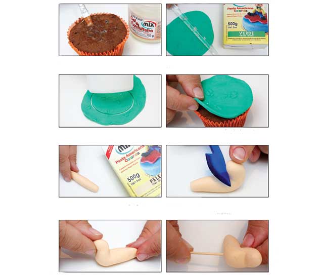 Cupcake para festa de meninos