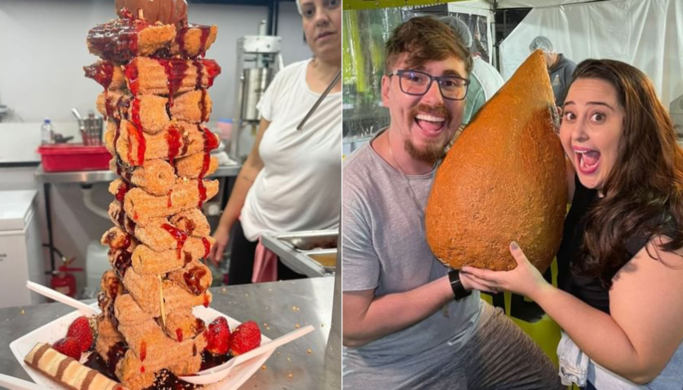 Festival de comidas gigantes em SP terá coxinha de 20 kg e mais pratos surreais