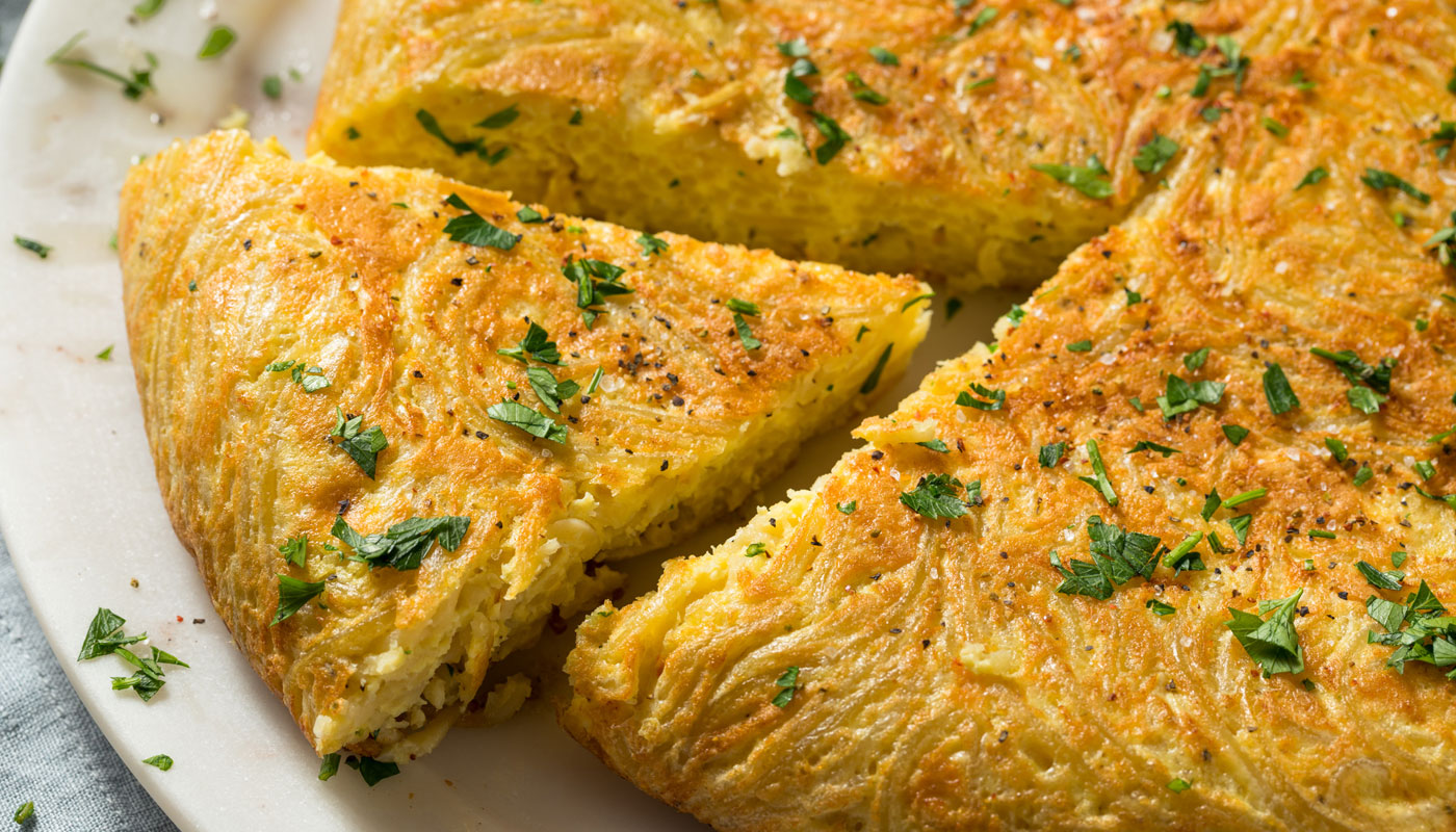 Fritata de espaguete
