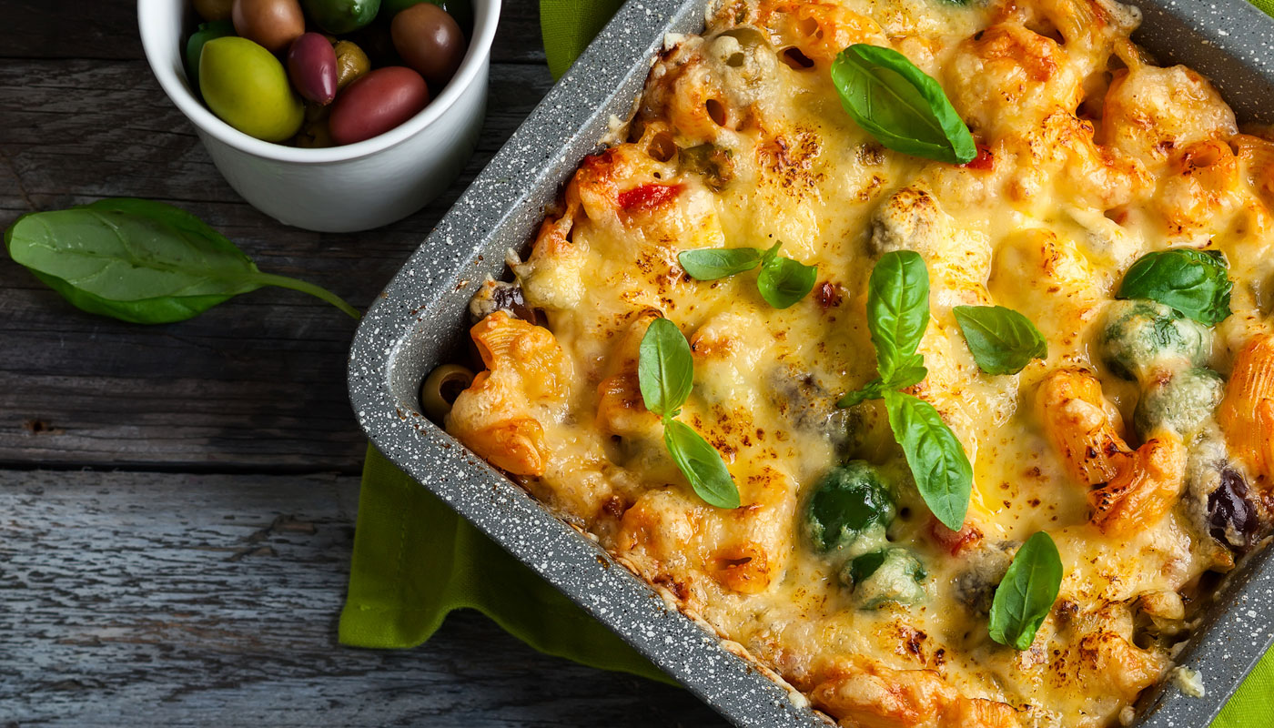Macarrão gratinado
