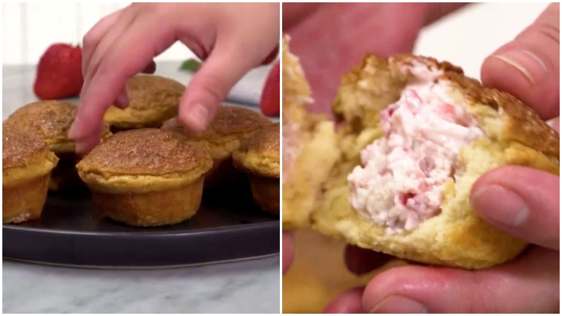 Muffin de rabanada recheado é opção receita fácil e diferentona para o lanche da tarde