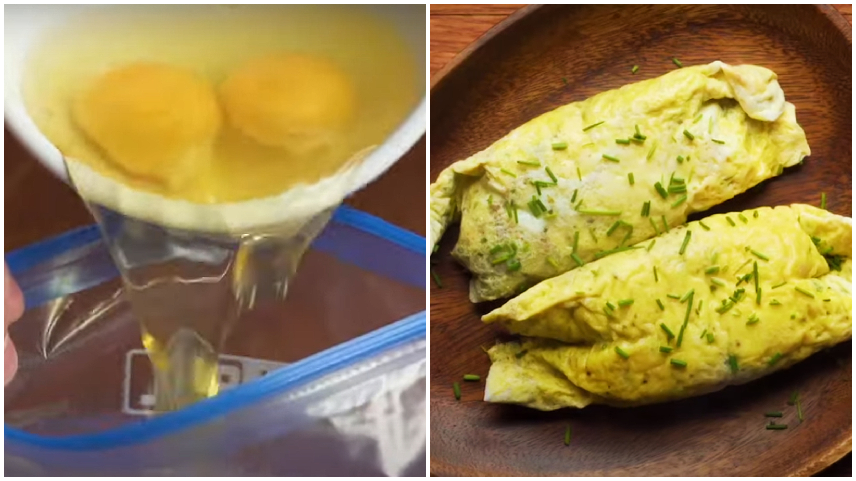 Fazer omelete no saquinho é ainda mais fácil que o preparo normal: conheça a técnica