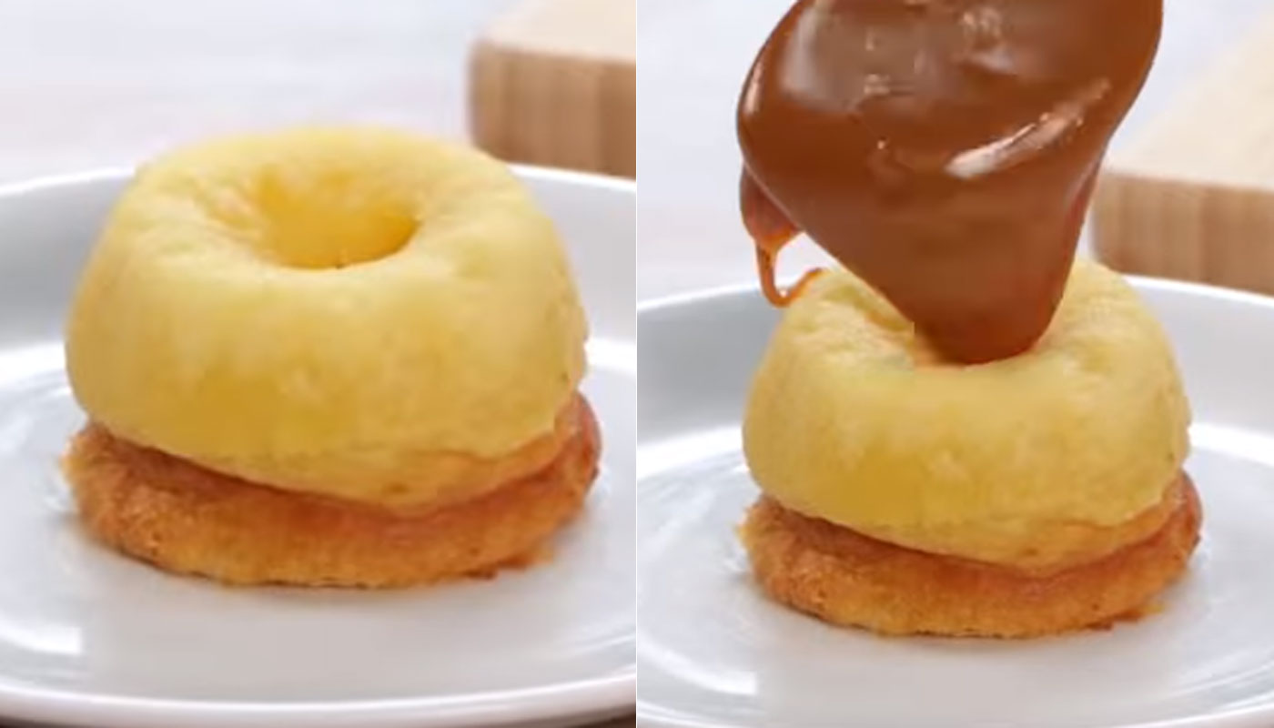 Petit gateau branco com doce de leite feito na caneca: receita deliciosa é facílima de fazer