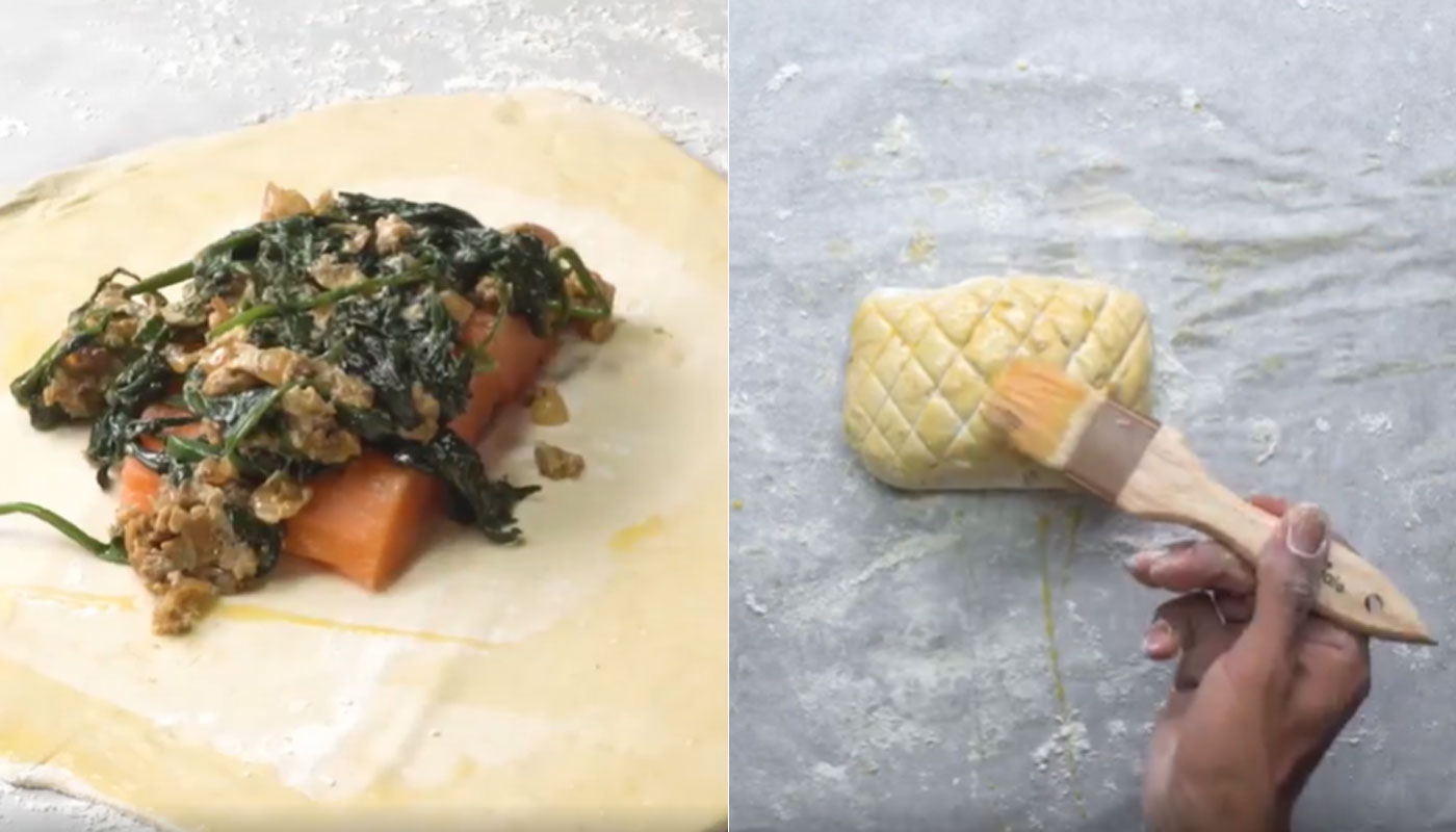 Receita de salmão Wellington