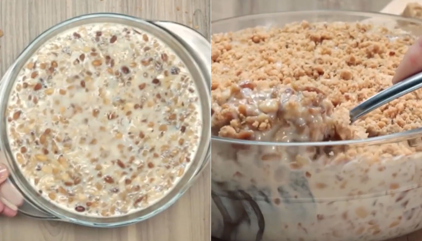 Bombom de paçoca na travessa é sobremesa cremosa e crocante ao mesmo tempo: receita