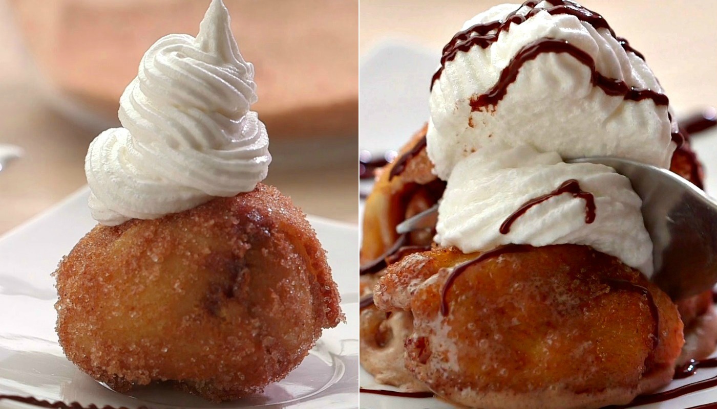 Sobremesa com sorvete: 2 opções práticas, frita e com banana, para se deliciar!